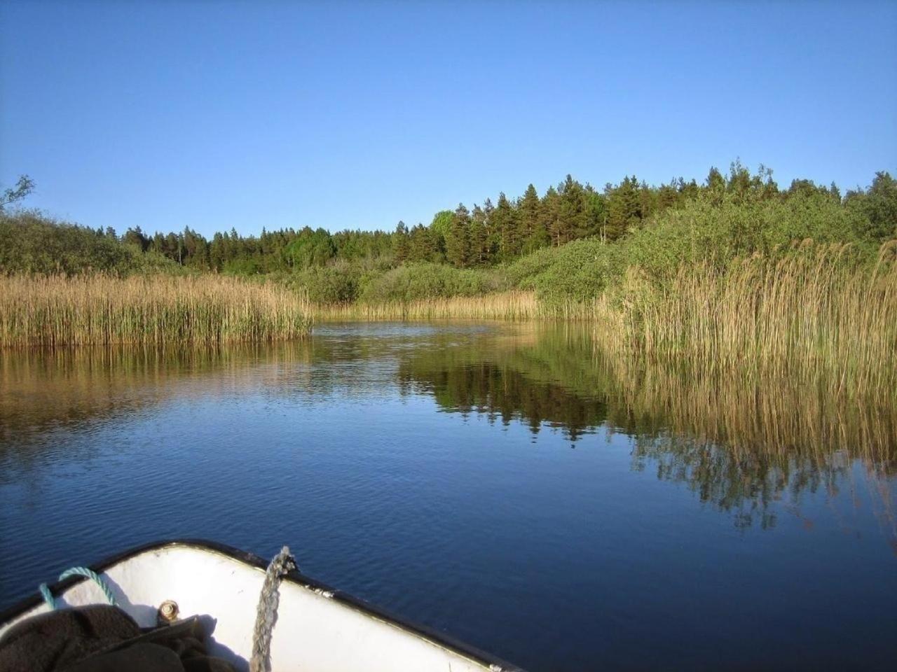 Ferienhaus In Malilla Boote Sauna See Buitenkant foto